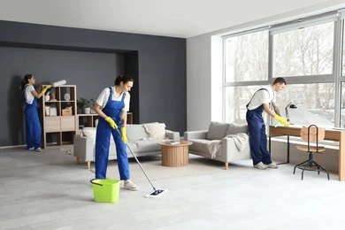 Home cleaning service team providing eco-friendly cleaning for busy professionals in Canada